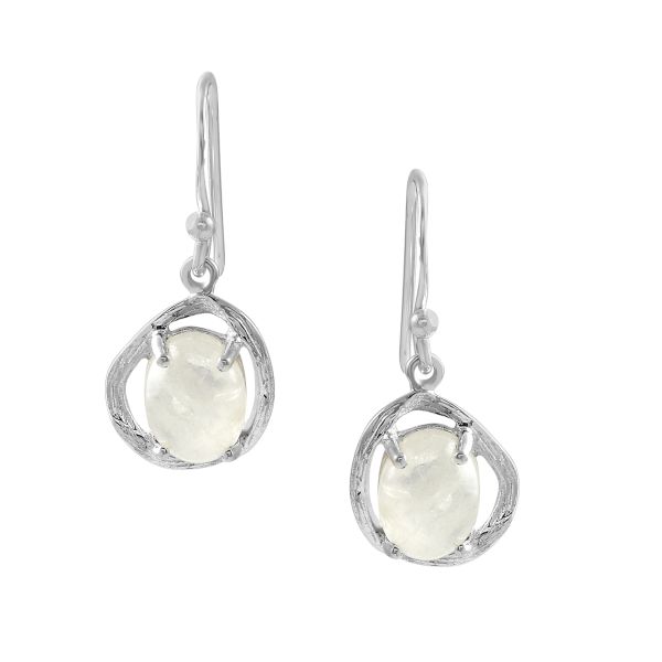 Regenboog Maansteen Oorhanger model E7-021